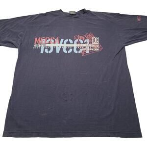 Vintage Mecca Streetwear T-shirt Mens Size XL Thrashed Distressed Y2K